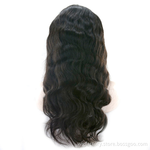 accept custom full hd lace indian hair wig, body wave raw indian wig hd lace front wig 13x6